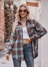 Load image into Gallery viewer, Women&#39;s Loose Flannel Plaid Shirt