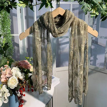 Load image into Gallery viewer, Scarvii - Embroidered Lace Small Shawl Scarf