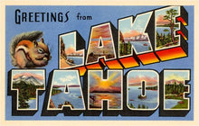 Load image into Gallery viewer, Magnet Greetings from Lake Tahoe
