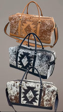 Load image into Gallery viewer, AZTEC Leather Weekender Travel Duffel