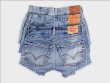 Load image into Gallery viewer, Low-Rise Upcycled Denim Shorts - Original