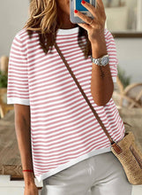 Load image into Gallery viewer, Tilly Striped Short Sleeve Knit Sweater