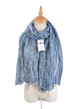 Load image into Gallery viewer, Scarvii - Floral Crinkle Lightweight Scarf
