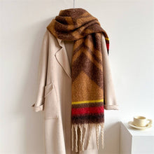 Load image into Gallery viewer, Zella Winter Long Fringe Scarf - Thick Cozy Wrap