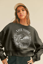 Load image into Gallery viewer, Tahoe Bear Short Cropped Long Sleeve Sweatshirt
