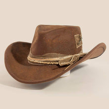 Load image into Gallery viewer, Rustic Patched Western Cowboy Hat