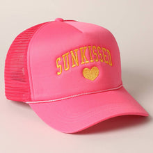 Load image into Gallery viewer, Sunkissed Embroidery Foam Mesh Back Trucker Hat