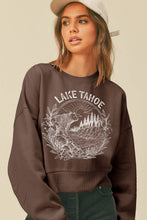 Load image into Gallery viewer, Tahoe Bear Short Crop Sweatshirt