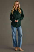 Load image into Gallery viewer, Hunter Green Super Soft Button Down Top