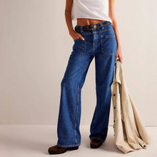 Load image into Gallery viewer, Daisy Dark Wash Street Jeans