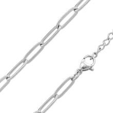 Load image into Gallery viewer, Stainless Steel Paperclip Chain Necklace