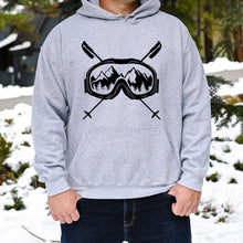 Load image into Gallery viewer, Ski Goggle Hoodie - Crewneck Sweatshirt Hoodie