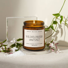Load image into Gallery viewer, Wildflowers and Salt 9 oz Soy Candle - Home Decor &amp; Gifts
