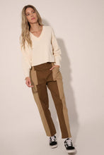 Load image into Gallery viewer, Sophie Exposed-Seam V-Neck Sweater