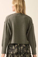 Load image into Gallery viewer, Sophie Exposed-Seam V-Neck Sweater