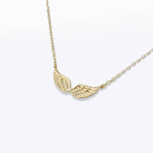 Load image into Gallery viewer, Gold-Dipped Guardian Angel Charm Necklace