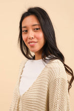 Load image into Gallery viewer, Oversized Cotton Knit Cardigan I