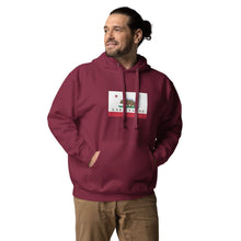 Load image into Gallery viewer, Unisex Hoodie CA Flag with Bear - Lake Tahoe