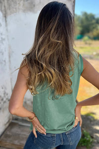 Sheen Edge Tank Top