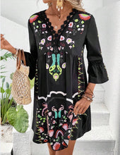 Load image into Gallery viewer, Valerie Lace V Neck Dress
