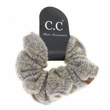 Load image into Gallery viewer, Two-tone Knit Ponytail C.C Women's Scrunchie