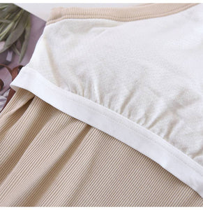 Basic Halter Top with built-in bra tank top