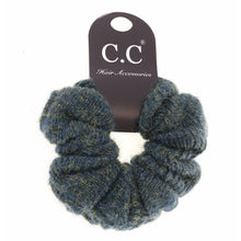 Load image into Gallery viewer, Two-tone Knit Ponytail C.C Women's Scrunchie
