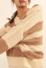 Load image into Gallery viewer, Striped Summer Knit Sweater
