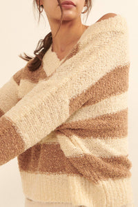 Striped Summer Knit Sweater