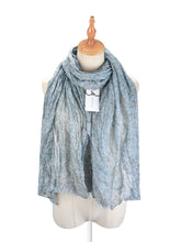 Load image into Gallery viewer, Scarvii - Floral Crinkle Lightweight Scarf