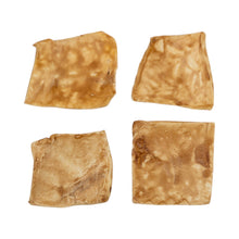 Load image into Gallery viewer, Beef Cheek Chips Dog Treats - Chicken Flavor Basted (4”x4”)