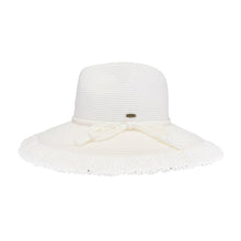 Load image into Gallery viewer, Fringe Trim C.C Panama Sun Hat