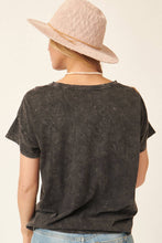 Load image into Gallery viewer, BE KIND Butterfly Mineral Washed Graphic Tee
