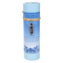 Load image into Gallery viewer, Crystal Energy Pendant Candle
