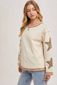 EMI STAR SLEEVED TOP