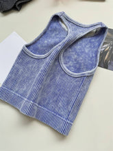 Load image into Gallery viewer, Washed Racerback tank top