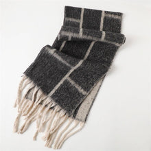 Load image into Gallery viewer, Darvy Cozy Grid Scarf Shawl