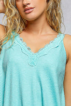 Load image into Gallery viewer, Black Lace Tank Top