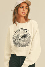 Load image into Gallery viewer, Tahoe Bear Short Crop Sweatshirt