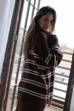 Load image into Gallery viewer, Tandy Striped Knit Quarter-Zip Sweater
