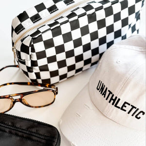 Black and White Checkered Bags