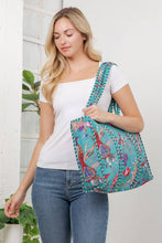 Load image into Gallery viewer, Birds Quilted Cotton Tote Bag