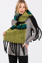 Load image into Gallery viewer, Multi Stripe Oblong Scarf