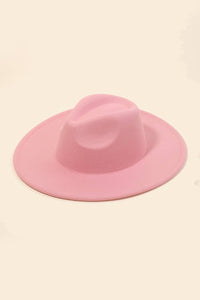 Flat Brim Fedora Fashion Hat