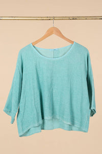 Italian Linen Tunic Top