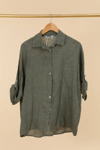 Adore - 100% Italian linen blouse