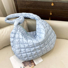 Load image into Gallery viewer, Ladies Puffer Cloud Bag Tote Handbag Slouch Bag