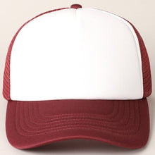 Load image into Gallery viewer, Blank Trucker, choose a removable patch