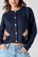 Load image into Gallery viewer, Ginger Horse Cardigan Sweater