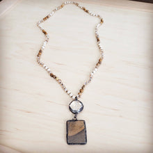 Load image into Gallery viewer, Jasper &amp; Crystal Long Beaded Necklace